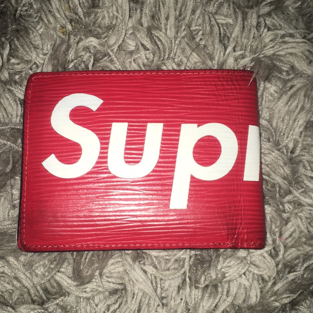 Red Louis Vuitton Wallet
